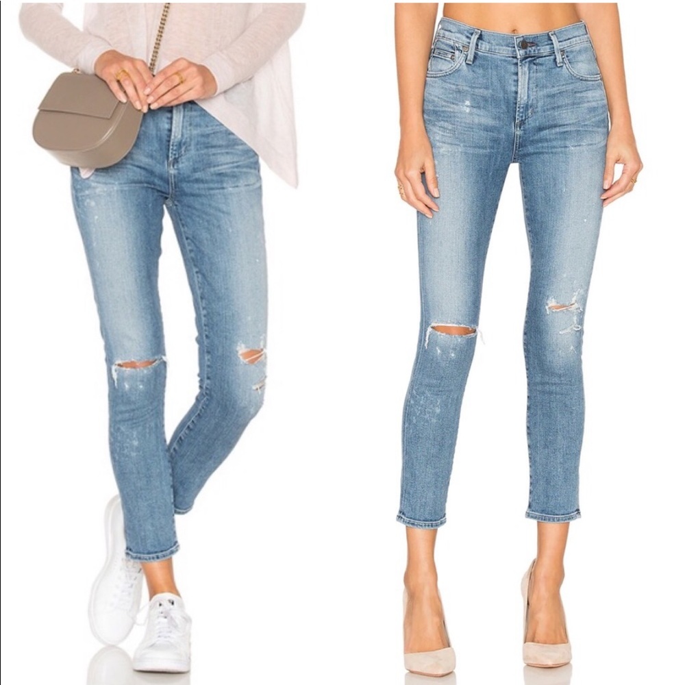 Citizens for Humanity Rocket Crop High Rise Skinny 24